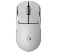 Logitech G Pro X Superlight 2, Ratón inalámbrico para gamingratón Pro-Grade de 60 g con 5 Botones programables, Sensor de 44 000 dpi, Velocidad de Respuesta de 8 kHz, Carga USB-C para PC/Mac - Blanco