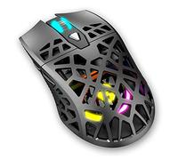 Ratón Óptico Gaming con Cable Krom Kaiyu RGB 12000 DPI Negro