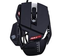 Mad Catz R.A.T. 4+ - Ratón (mano derecha, Óptico, USB, 7200 DPI, 8000 pps, Negro)