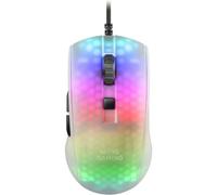 Ratón Gaming Mars Gaming MMRW/ Hasta 12800 DPI/ Blanco