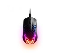 SteelSeries Aerox 3 - Ratón para Juegos Holey RGB - Diseño Ultraligero Resistente al Agua - Sensor óptico TrueMove Core de 8.500 dpi - Ónix