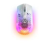 Ratón Gaming STEELSERIES Aerox 3 Wireless Ghost (18000 DPI - Transparente)