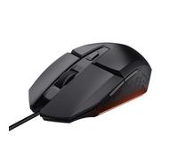 Trust Gaming GXT 109 Felox Ratón Gaming con 6 Botones Programables, Iluminación LED Multicolor, Software Incluido, 200-6400 dpi, Cable USB 150 cm, Mouse Gamer para PC/Portátil - Negro