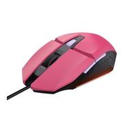 Ratón Gaming Trust Gaming GXT 109 Felox/ Hasta 6400 DPI/ Rosa