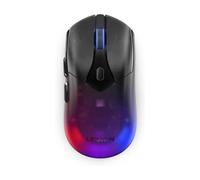 Lenovo Legion M410 - Ratón Gaming Inalámbrico RGB (6 Botones, Luz RGB de 2 Zonas, 16.000 dpi, 400 IPS, Batería Recargable de 53 Horas, Compatible con NVIDIA Reflex) - Negro Transparente
