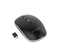 RATON OPTICO GEMBIRD INALAMBRICO 1600 DPI NEGRO 4 BOTONES (RECEPTOR TIPO)