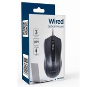 Gembird Ratón MUS-3B-01 Óptico 1000 DPI Negro
