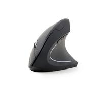 Gembird Ratón MUSW-ERGO-01 Ergonómico Vertical Mano Derecha 1600 DPI Óptico RF Inalámbrico Negro