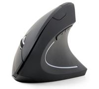 Gembird Ratón MUSW-ERGO-01 Ergonómico Vertical Mano Derecha 1600 DPI Óptico RF Inalámbrico Negro