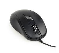 Gembird MUS-6B-01 Ratón Óptico 1600DPI Negro