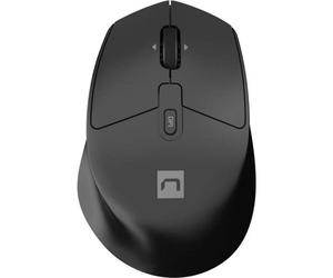 Ratón Genesis Natec Kite inalámbrico Bluetooth RF 4000 DPI negro Scrollrad