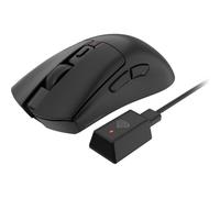 Genesis Zircon 880 PRO Gaming Mouse 8K, 30.000 DPI inalámbrico y con cable, PixArt PAW3950, 8000 Hz Polling, Kailh Optical, 64 g ultraligero, Bluetooth/2.4 GHz/USB-C, 6 botones programables, negro