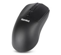 Ratón Hamlet XMICEBTW-RB Inalámbrico RF Bluetooth 1600 DPI Negro Recargable