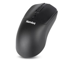 Ratón Hamlet XMICEBTW-RB Inalámbrico RF Bluetooth 1600 DPI Negro Recargable