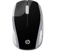 Ratón HP 200 (Inalámbrico - Casual - 1000 dpi - Plata)