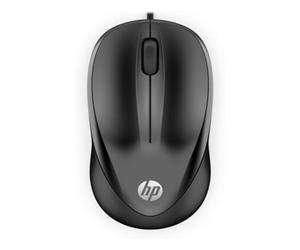 Ratón HP X1000 (Cable USB - Casual - 1000 dpi - Negro)