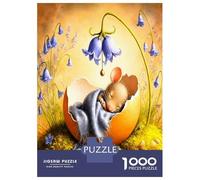 Ratón, Huevo, Flor 1000 Piezas Set De Encanto caprichoso de Criaturas Puzzle Premium, Cartón Resistente - DIY Super Divertido para La Familia, Decoración, Regalo De Cumple Ideal 52x38cm/1000pcs