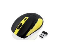 Ratón Ibox BEE2 PRO inalámbrico 1600 DPI negro amarillo ergonómico