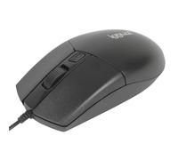 Ratón IGGUAL COM-BUSINESS2 2400 DPI USB tipo A Negro Ambidiestro Cableado