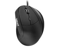 Ratón iggual ERGO-V USB 2400 DPI Negro Ergonomía Mano Derecha