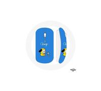 Raton inalámbrico - Bangtan BTS - BT21 Chimmy Jimin - Fondo azul - USB Wifi - Compatible con Mac y PC