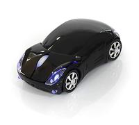 Ratón inalámbrico Bluetooth, 2,4GHz 1600DPI portátil Modo Dual óptico inalámbrico para PC, Tablet, Juegos, Oficina (Negro)