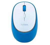 Ratón inalámbrico Bluetooth Azul Recargable 1600 DPI Clic silencioso 4 Botones