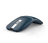 Ratón inalámbrico Bluetooth de viaje, modelo dual (2.4G + BT5.1), mouse plegable giratorio para Microsoft, ratones portátiles delgados y recargables para laptop, laptop, PC, MacBook, Chromebook, color