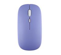 Ratón inalámbrico Bluetooth (morado) para iPad, Samsung, Huawei, Lenovo, MiPad, Android, Windows, tableta,