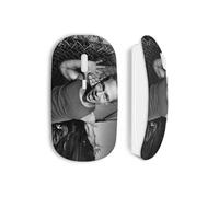 Ratón Inalámbrico - Brad Pitt - Fight Club - USB Wifi - Compatible con Mac y PC - Blanco