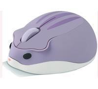 Ratón inalámbrico con forma de hámster con menos ruido, portátil, móvil, óptico, 1200 DPI, USB, mouse inalámbrico para PC, laptop, laptop, MacBook, niños, niñas, hombres, mujeres, adultos, escuela,