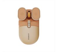 Ratón inalámbrico con IA, recargable por USB, control de voz con IA, color té con leche