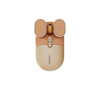 Ratón Inalámbrico con IA, Recargable por USB, Silencioso, 2,4 G/, Control de Voz con IA para Ordenador/Oficina, Color Té con Leche.