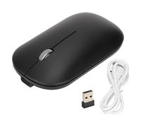 Ratón inalámbrico de doble modo, conectividad Bluetooth 5.0 y 2.4G para una navegación fluida en cualquier lugar, funcionamiento silencioso que