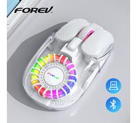 Ratón inalámbrico de modo dual RGB transparente para eSports, ratón Bluetooth portátil para PC, eSports, ratón para juegos de portátiles,