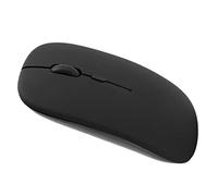 Ratón inalámbrico, delgado, silencioso, negro, inalámbrico, Bluetooth 5.0, silencioso, portátil, óptico, para oficina, para OS X/Mi/Samsung, portátiles, tabletas, portátiles, PC, escritorio, Rató