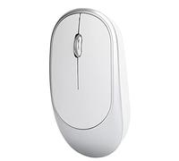 Ratón Inalámbrico Dpi Ajustable Cargable 2.4Ghz Computadora Óptica Dispositivo Externo con Receptor USB Velocidad de Respuesta Más Rápida Silencioso Ahorro de Energía Y Energía Adecuado (Plata)