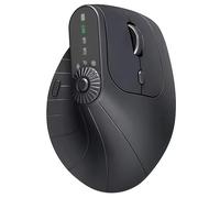 Ratón inalámbrico ergonómico, mouse vertical de triple conexión con 4 DPI ajustables, Bluetooth 5.0 y receptor USB-C para laptop, PC, Mac