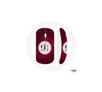 Ratón inalámbrico - Harry Potter - Andén 9 3/4 - Rojo - Memoria USB Wi-Fi - Compatible con Mac y PC