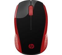 Ratón Inalámbrico HP 200 Empress Rojo Ambidiestro Óptico Inalámbrico...