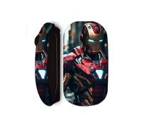 Ratón inalámbrico - Iron Man - Negro - Tecnología WiFi - Entregado con nano clave USB - Portátil