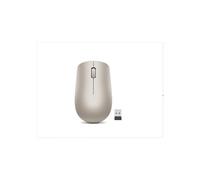 Lenovo Ratón inalámbrico 530 – 2.4 GHz, receptor USB nano, 1200 dpi, ambidiestro, almendra
