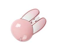 Ratón inalámbrico lindo ratón rosa Kawaii forma de conejo diseño portátil silencioso ligero silencioso inalámbrico USB óptico inalámbrico ratones inalámbricos para PC portátil computadora Mac MacBook