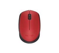 Ratón inalámbrico Logitech M171, ambidiestro, rojo
