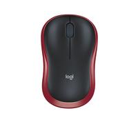Ratón inalámbrico Logitech M185 1000 DPI rojo