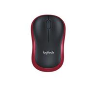 Ratón Inalámbrico Logitech M185 910-002240/ Hasta 1000 DPI/ Rojo