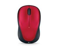 Ratón Inalámbrico Logitech M235 Óptico Rojo y Ergonómico