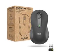 Ratón inalámbrico Logitech Signature M650 L para empresas, Para diestros, 5 teclas, Grafito