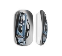 Ratón Inalámbrico - MANIACASE - Audi R8 Gt Spyder - Color Azul - Clave USB WiFi incluida - Compatible con Mac y PC