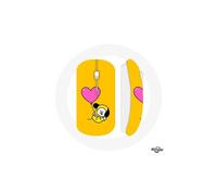 Ratón Inalámbrico - MANIACASE - BTS Bangtan - Chimmy Jimin - Naranja - USB wifi - Compatible con Mac y PC
